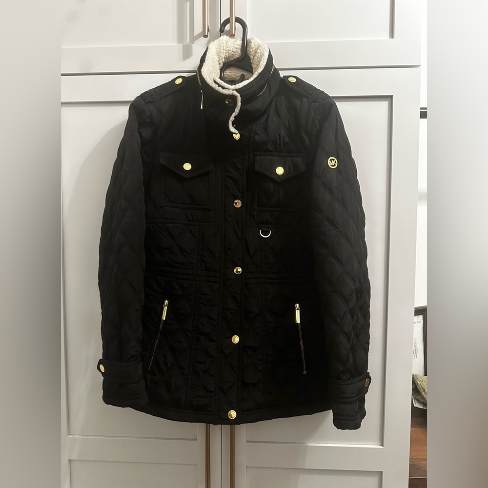Michael Kors Black and Cream Jacket